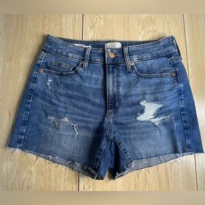 Universal Thread Blue Jeans Distressed Cut Off Shorts